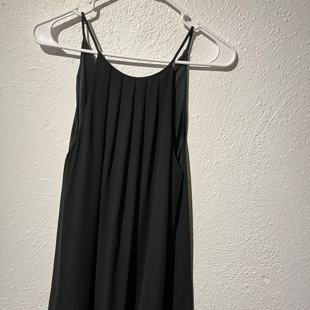 Black mini dress